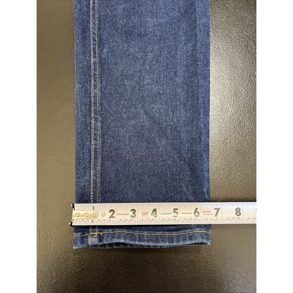 Boden Jeans Women's 8 Long Blue Girlfriend Dark Wash Straight 31" Inseam Preppy - Picture 14 of 14